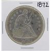 1872 $1 Seated Liberty Silver Dollar Coin