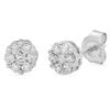 Image 1 : 14k Gold 0.49CTW Diamond Earrings, (SI1/H-I)