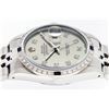 Image 5 : Rolex Mens Stainless Steel Gray Diamond & Sapphire 36MM Datejust Wristwatch