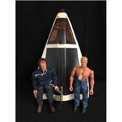 Vintage 1989 GI Joe Crusader Space Shuttle W/ G.I Joe Figures