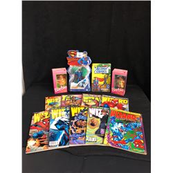 MISCELLANEOUS TOY/ MAGAZINES LOT