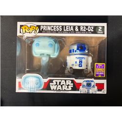 POP! FUNKO VINYL STAR WARS PRINCESS LEIA & R2-D2 (2 PACK)