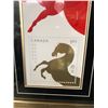Image 2 : 2014 YEAR OF THE HORSE 12 X 30 FRAMED STAMP (CANADA POST)
