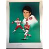 Image 1 : LIMITED EDITION DOUG FLUTIE SIGNED FOOTBALL ARTIST PRINT (138/1020)