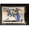 Image 1 : 1992-93 UPPER DECK DOUG GILMOUR SIGNED HOCKEY CARD