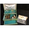Image 1 : COSTUME JEWELRY W/ JEWELRY BOX