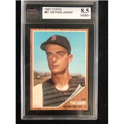 1962 TOPPS #81 JIM PAGLIARONI (8.5 NMM+)