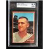 Image 1 : 1962 TOPPS #257 JACK SPRING (8.5 NMM+)