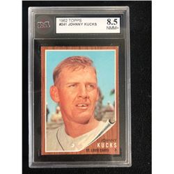 1962 TOPPS #241 JOHNNY KUCKS (8.5 NMM+)