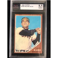 1962 TOPPS #133 FELIPE ALOU (8.5 NMM+)