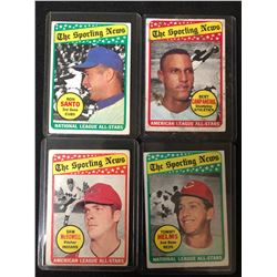 1969 TOPPS SPORTING NEWS BASEBALL CARD LOT