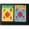 Image 1 : 1962 NATIONAL LEAGUE BATTING LEADERS BASEBALL CARD LOT