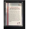 Image 2 : TREVOR LINDEN BE A PLAYER AUTHENTIC SIGNATURE HOCKEY CARD