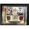 Image 1 : UPPER DECK COMBO MVP MATERIALS TREVOR LINDEN & DAN CLOUTIER HOCKEY CARD