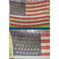 Large American 45 Star Wool Bunting Flag