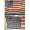 Image 1 : Large American 45 Star Wool Bunting Flag