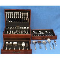 Sterling Silver Serving Set 159 Total Pieces