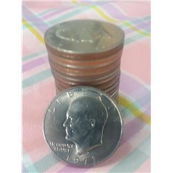 Roll Of 20, 1971 Eisenhower Dollars