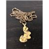 Image 1 : Gold Nugget Pendent & 12k Chain
