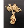 Image 1 : Gold Nugget Pendent And 14k Chain