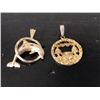 Image 1 : 2 Gold Pendents