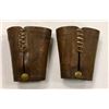 Image 2 : Pair Tooled Leather Wrist Cuffs
