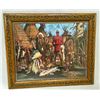 Image 1 : Framed Picture Of Indians & Whiteman Trading