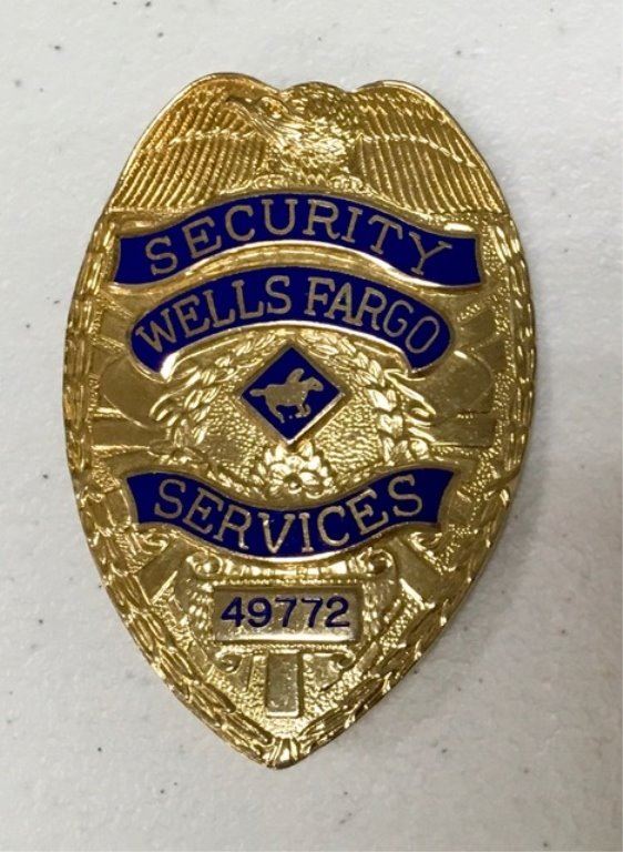 Wells Fargo Security Services Badge