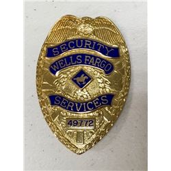 Wells Fargo Security Services Badge