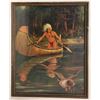 Image 1 : Framed Picture Of Indian Hunting With Winchester