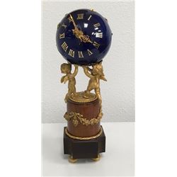 French Globe Clock