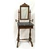 Image 1 : Victorian Walnut Shaving Stand/makeup Stand