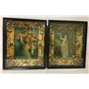 Image 1 : Pair Of Pictures In Gold Gilded Frames