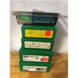 5 Sets of Reloading Dies