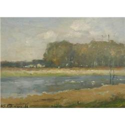 William Edwin Atkinson River Landscape