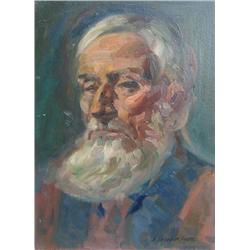 Adam Sherriff Scot  Study of an Old Man