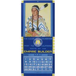 Winold Reiss Great Northern St. Paul, USA Calenda