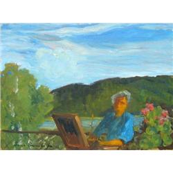 Sonia Cornwall - Reflection of the Artist in the 