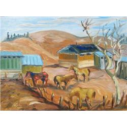 Sonia Cornwall - Farm on the Reserve, 1980