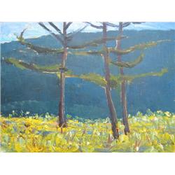 Sonia Cornwall - Sunflower Hilltop, 1974