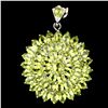 Image 1 : Natural Top Rich Green Peridot 82.12 Ct Pendant