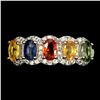 Image 1 : Natural Fancy Color Sapphire Ring
