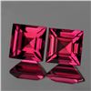 Image 1 : Natural Raspberry Pink Rhodolite Garnet Pair