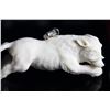 Image 1 : Natural Hand Craved Antler 3D Boar Pendant