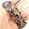 Image 3 : Natural Amethyst Citrine Garnet Peridot 447 Ct Bracelet