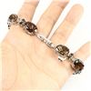 Image 3 : Natural 14x10 MM Top Smoky Quartz 139.60 CTs Bracelet