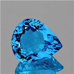 NATURAL SWISS BLUE TOPAZ 15x12 MM [FLAWLESS]