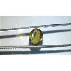 Natural Olive Green Sapphire 3.62 Carats