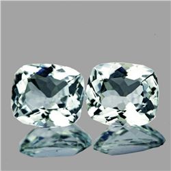 Natural Sky Blue Aquamarine Pair 2.42 Ct  Flawless