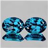 Image 1 : NATURAL LONDON BLUE TOPAZ PAIR - FL